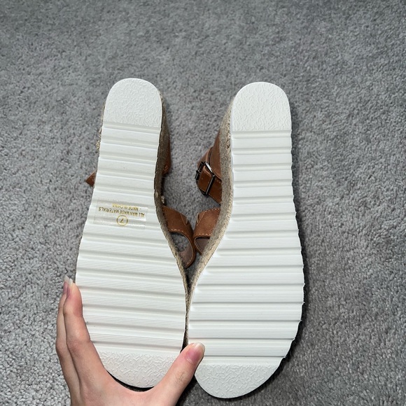 Brown Espadrille Sandals - Picture 6 of 6